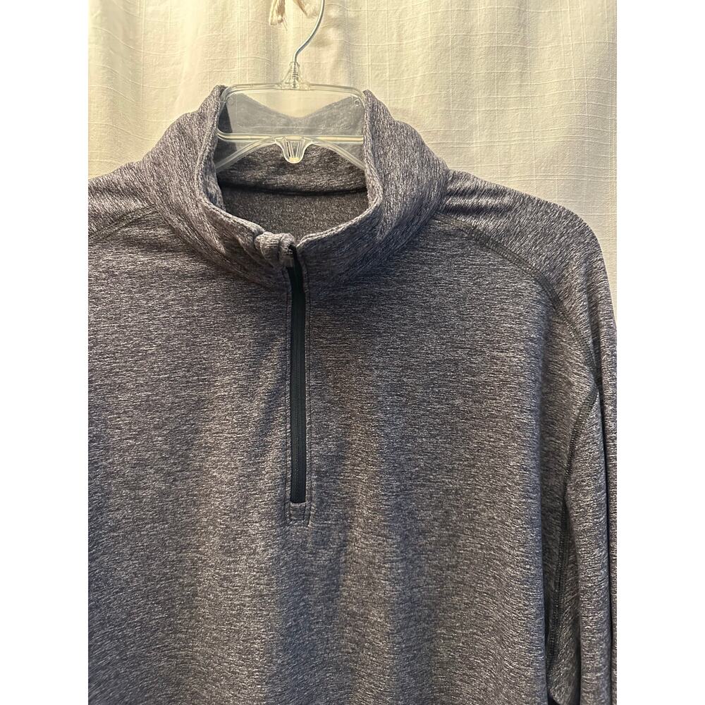 Mens Lululemon 1/2 Zip Long Sleeve Pullover Top Heather Gray Size XL?